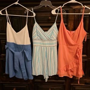 Set of 3 Rompers